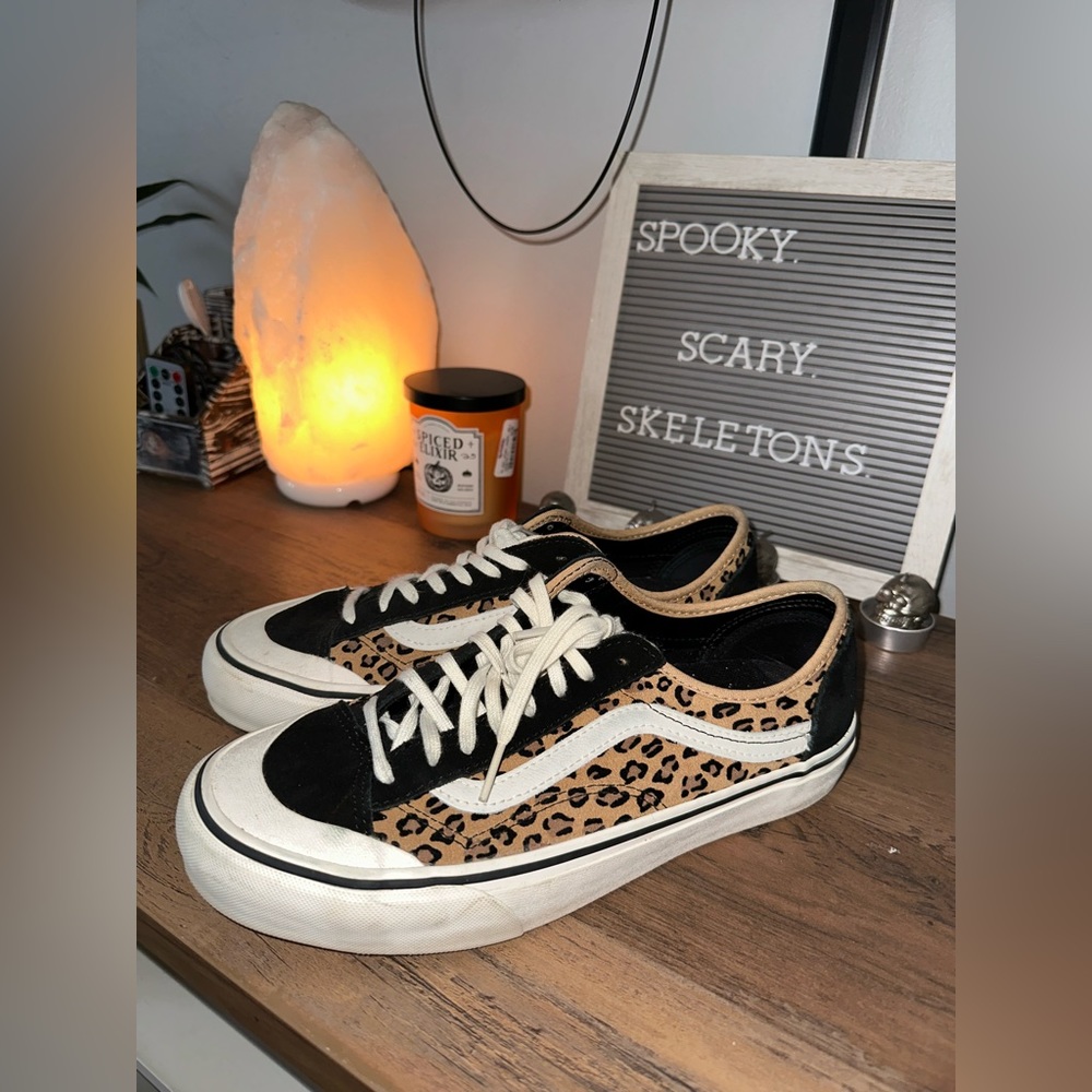 VANS Leopard ComfyCush Old Skool Sneakers